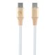 Guess Ebossed Logo USB-C / USB-C Cable 1.5m Fast Charging - Gold