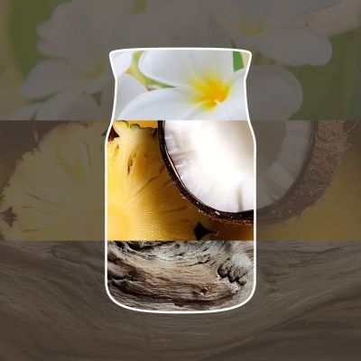 Small BLACK COCONUT YANKEE Candle