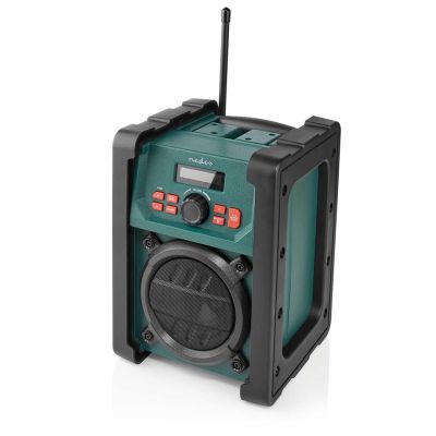 5. Nedis RDDB3100GN Portable Radio Analog & Digital Black, Green