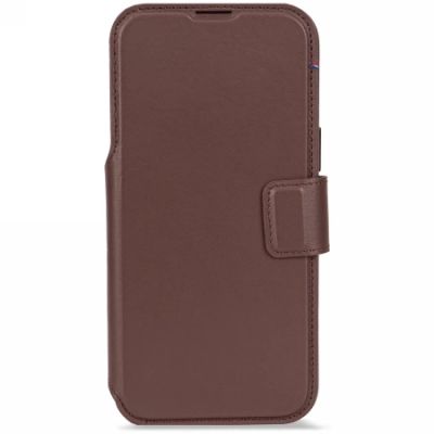 2. Decoded Leather Detachable Wallet Case with MagSafe for iPhone 17 Pro - Brown