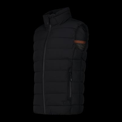 3. CMP men's insulated vest, winter sports vest, black (34K0757/U901)