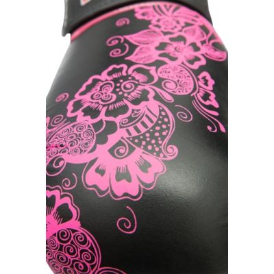 9. TOP TEN "Ultimate Woman" Boxing Gloves 10 oz White and Pink