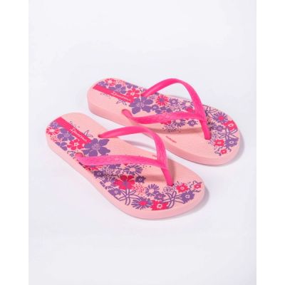 3. Ipanema Classic Happy pink children's flip-flops for girls