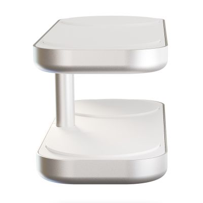 4. Zens Aluminum Series Quattro Pro 4 Wireless Charger with 65W 4x 15W Qi2 Power Supply White ZEQC01W/00