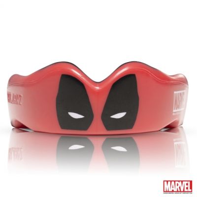 OZ-TT "Extro Marvel Deadpool" Mouthguards Red and Black SENIOR