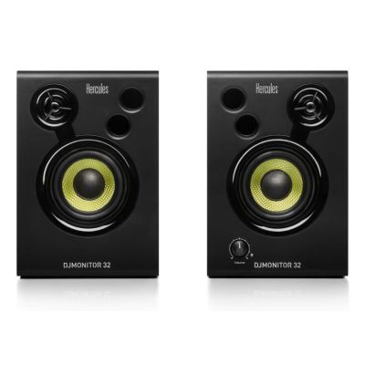 5. Hercules DJMonitor 32 Black Wired 30 W
