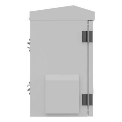14. WALL-HUNG RACK CABINET 10" HERMETIC IP55 WALL/POLE MOUNTING 320X220X400 GRAY LANBERG (ASSEMBLED)