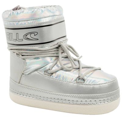 O'neill Lisa High silver insulated winter snow boots for girls