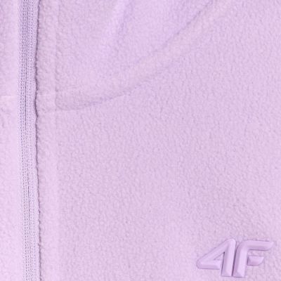 6. Women's fleece sweatshirt 4F F069 light purple 4FWAW25UFLEF069 52S