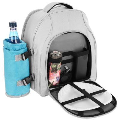 20. THERMAL PICNIC BACKPACK BLUE AND GREY 25L ENERO CAMP