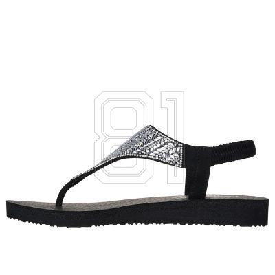 5. Skechers Meditation Sandals - Glamorous Muse W 119774-BLK