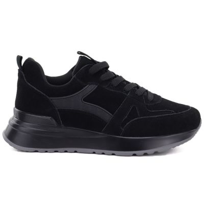 2. Women's black leather shoes Vinceza FIO27-67006