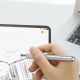 7. Baseus Golden Cudgel ACPCL-0S double-sided stylus for tablets, phones with gel pen - silver