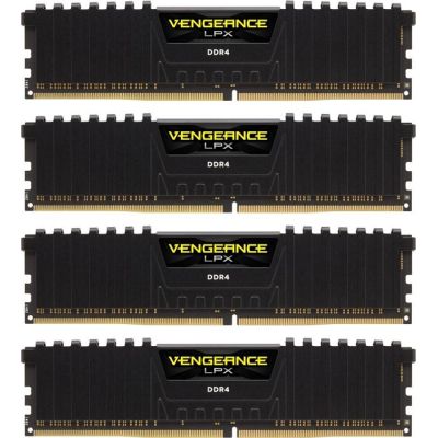 DDR4 64GB PC 2666 CL16 CORSAIR KIT (4x16GB) Vengeance LPX retail