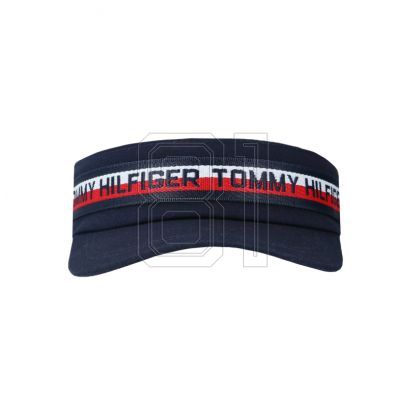 8. Tommy Hilfiger Corporate Logo Tape Visor Jr AU0AU00925