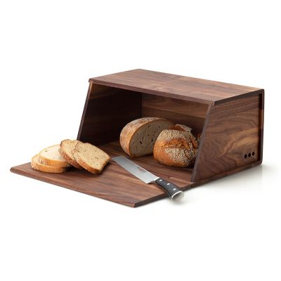 2. Continenta bread box, walnut
