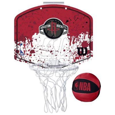 2. Basketball backboard Wilson NBA Team Houston Rockets Mini Hoop WTBA1302HOU