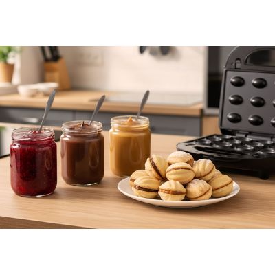 17. ELDOM MULTIFUNCTIONAL SANDWICH MAKER 5 IN 1 ST250 850W INTERCHANGEABLE PLATES: SANDWICH, GRILL, WAFFLES, NUTS, MINI DONUTS