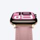 5. AmazingThing Class Band Leather Strap for Apple Watch 45 / 46 / 49 mm - Pink