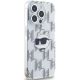 4. Karl Lagerfeld IML Choupette Head & Monogram case for iPhone 15 Pro Max - transparent