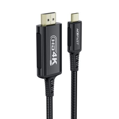 3. Acefast C1 USB-C/HDMI Video Cable 4K 60Hz HDR 1.8m - Black