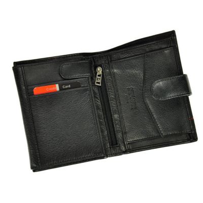 2. Pierre Cardin Men's Leather Wallet Vertical Zipper - 326A-TILAK15