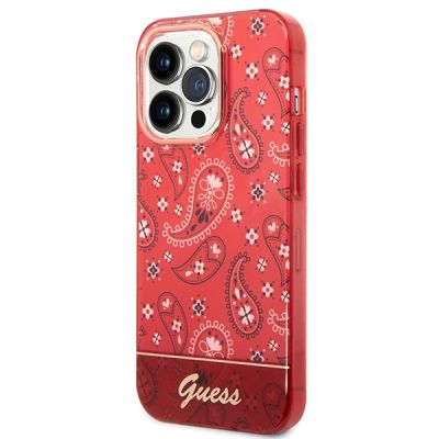 2. Guess GUHCP14XHGBNHR iPhone 14 Pro Max 6.7" red/red hardcase Bandana Paisley