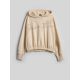 6. Hooded sweatshirt with decorative jet appliqué for women 4F 4FWAW26TSWSF2670-12S