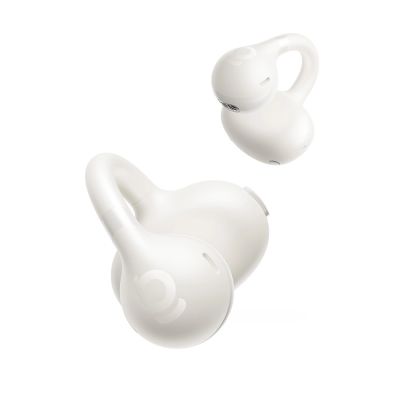 4. OWS Baseus Bass BC1 Earphones with Clip - White