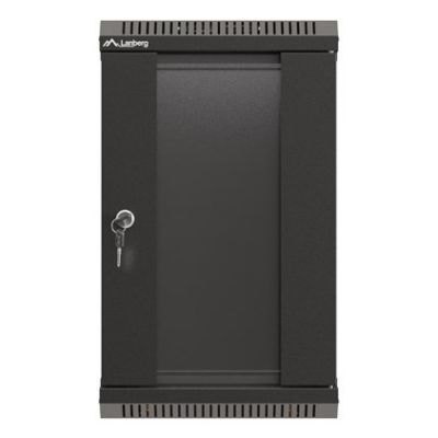 3. Lanberg WF11-3309-10B 9U Wall-Mounted Cabinet, Black