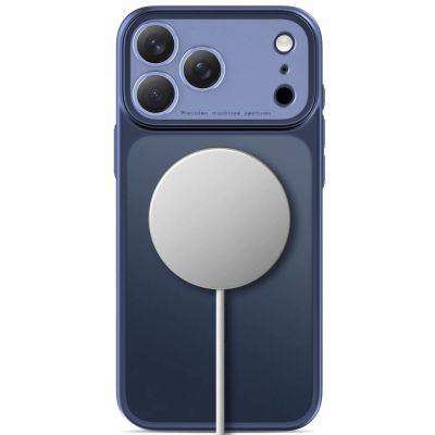 4. Tech-Protect MagPrime MagSafe CC Case for iPhone 18 Pro Max / 17 Pro Max - Matte Navy Blue