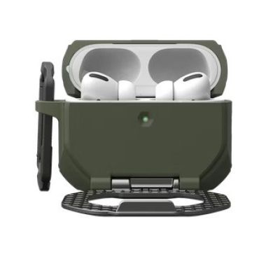 UAG Monarch – Protective Case for AirPods Pro 3 (olive/silver)