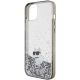 6. Karl Lagerfeld Liquid Glitter Choupette case for iPhone 15 Plus - transparent