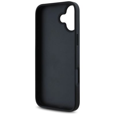 7. Guess Grained Roses Big 4G logo case for iPhone 16 - black