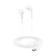 5. Acefast L13 In-Ear Wired Headphones with USB-C Microphone - White