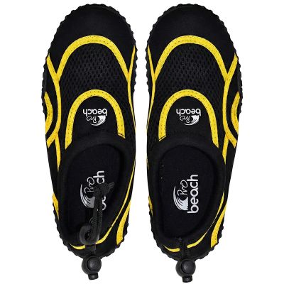 10. JUNIOR WATER SHOES BLACK/YELLOW XQMAX S.30