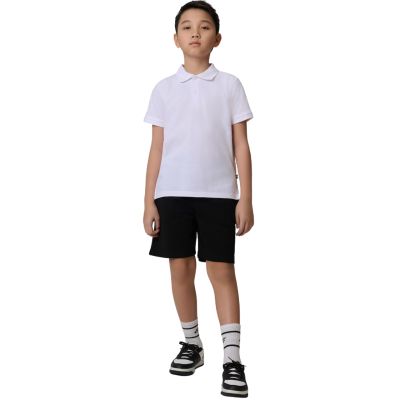 7. Boy's polo shirt 4F M662 white 4FJWSS26TPTSM662 10S