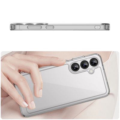 4. Outer Space Case with Gel Frame for Samsung Galaxy S25+ - Transparent