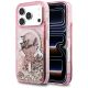 Karl Lagerfeld Liquid Glitter Karl Script Logo MagSafe Case for iPhone 17 Pro - Pink