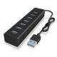 5. ICY BOX IB-HUB1700-U3 USB 3.2 Gen 1 (3.1 Gen 1) Type-A 5000 Mbit/s Black