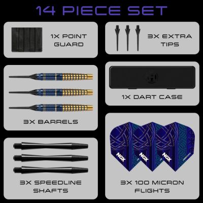 4. Harrows NOX softip darts