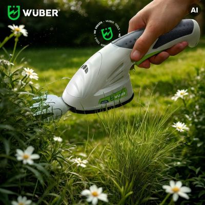 9. Cordless 2-in-1 hedge and grass trimmer, 7.2 V, 120 mm cutting, USB-C, W23320 WUBER