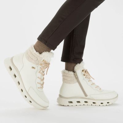 26. Rieker W RKR720 insulated sports boots, white