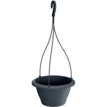 RESPANA HANGING FLOWER POT ANTHRACITE 24CM