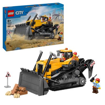 21. LEGO City 60466 Yellow Bulldozer