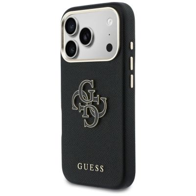 2. Guess FW Resin Logo Case for iPhone 17 Pro Max - Black