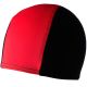 2. Crowell Lycra Swim Cap-Jr-Black-Red