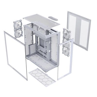 4. MODECOM VOLCANO SPACE XL ARGB FULL TOWER 5F CASE WHITE