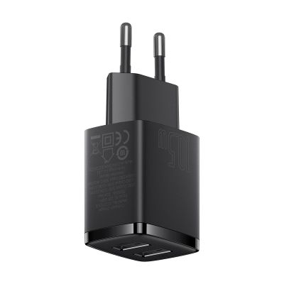 4. Baseus Compact charger 2x USB 10.5W black (CCXJ010201)