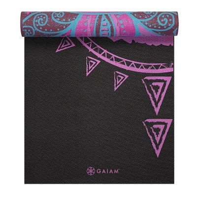 12. Gaiam "BE FREE" Double-Sided Yoga Mat 6mm 62031